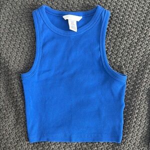H&M Cobalt Blue Ribbed Top